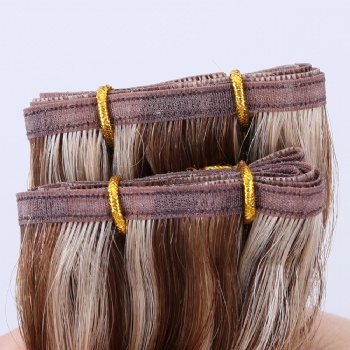 Wholesale Price Piano Color Flat Weft Hair Extension