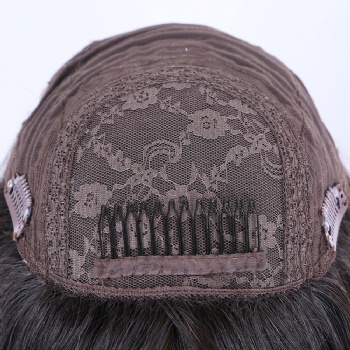 7X8＂Double Drawn Brazilian Hair, Silk Wefted Toppers