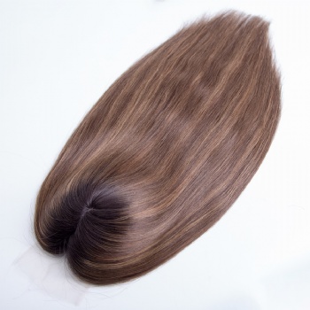 ８X8＂Brazilian Hair Balayage Ombre HD Lace Front Toppers